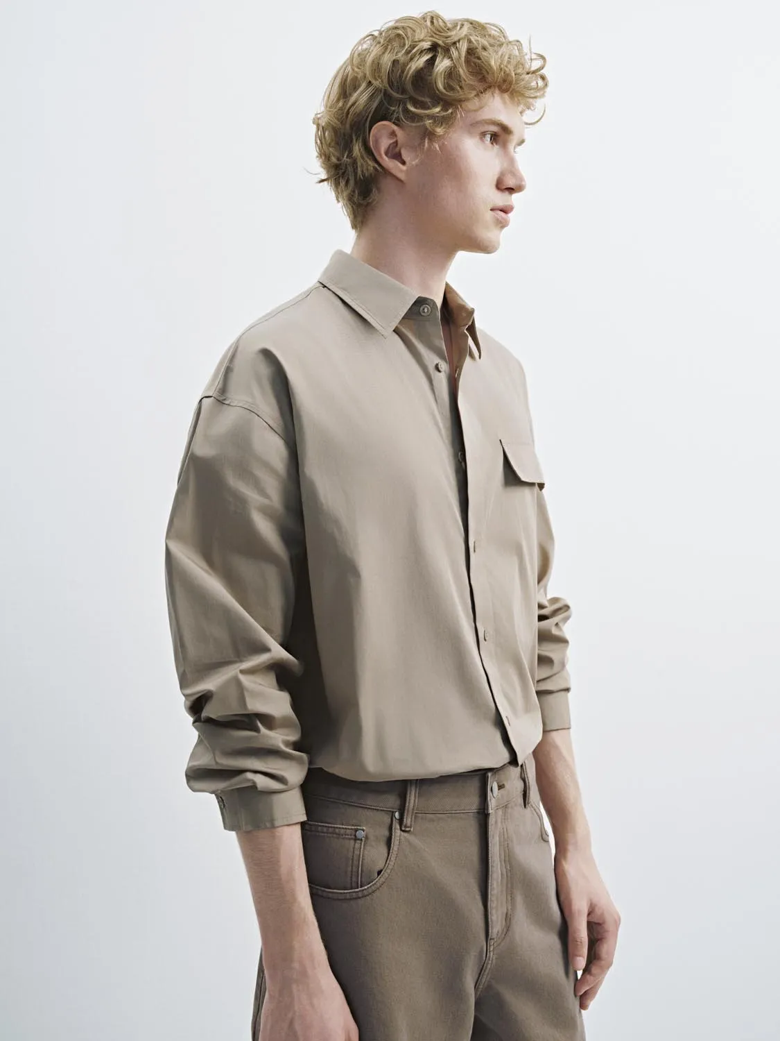 Button Up Basic Shirts sold by Urban Revivo product image thumbnail 2
