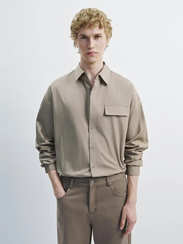 Button Up Basic Shirts sold by Urban Revivo