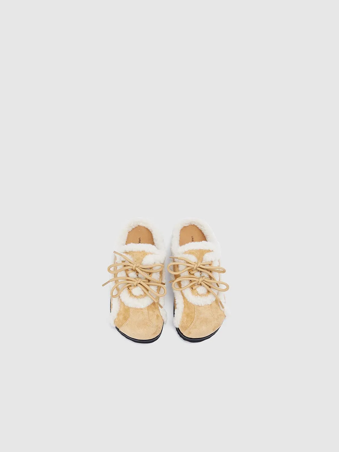 Fleece Sneaker Mules Slippers sold by Urban Revivo product image thumbnail 2