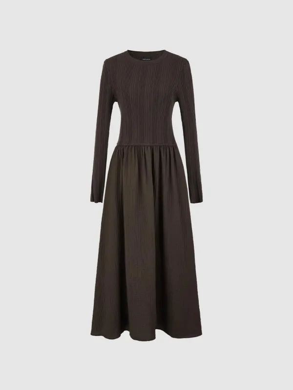Long Sleeve Knitted Midi Dresses sold by Urban Revivo