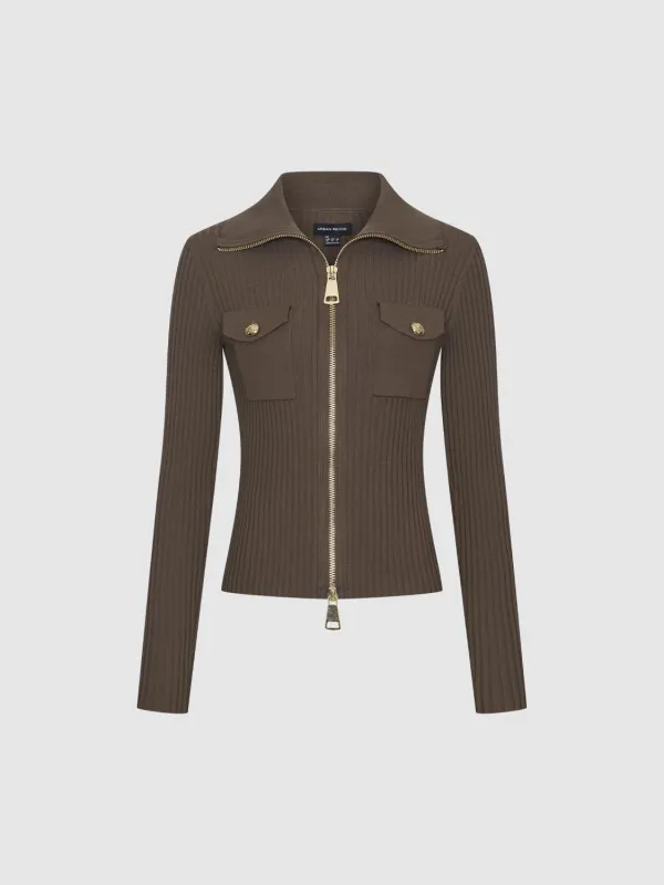High Collar Knitted Cardigans sold by Urban Revivo