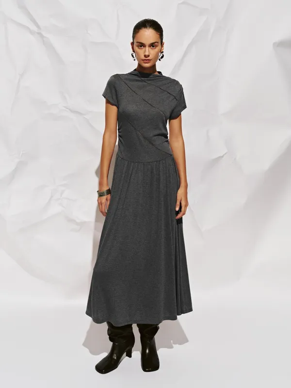 Short Sleeve A-Line Midi Dresses sold by Urban Revivo
