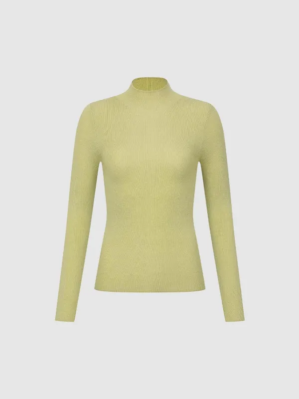 High Neck Knitted T-Shirts sold by Urban Revivo