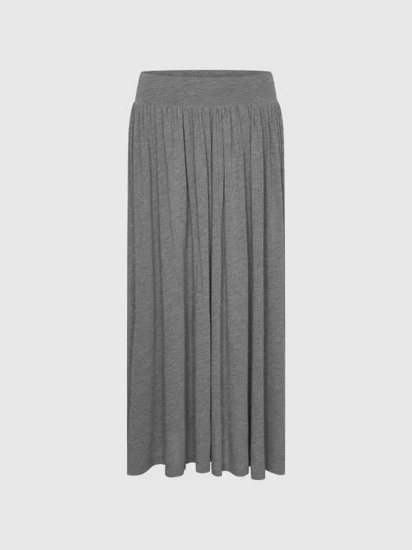 Crinkle A-Line Midi Skirts sold by Urban Revivo