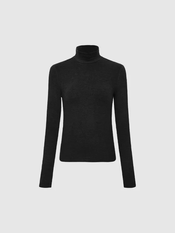 High Neck Long Sleeve T-Shirts sold by Urban Revivo