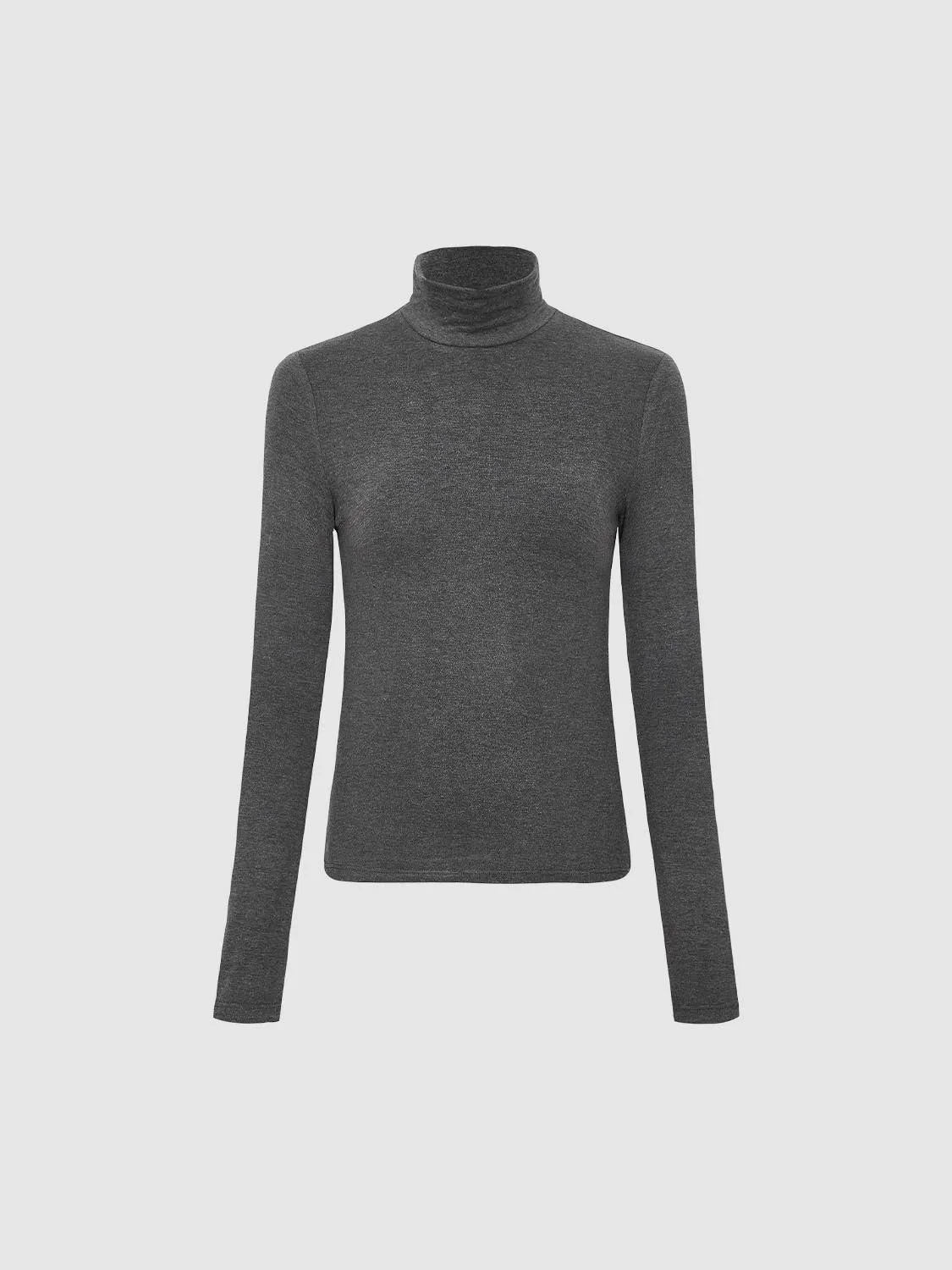 High Neck Long Sleeve T-Shirts sold by Urban Revivo product image thumbnail 4