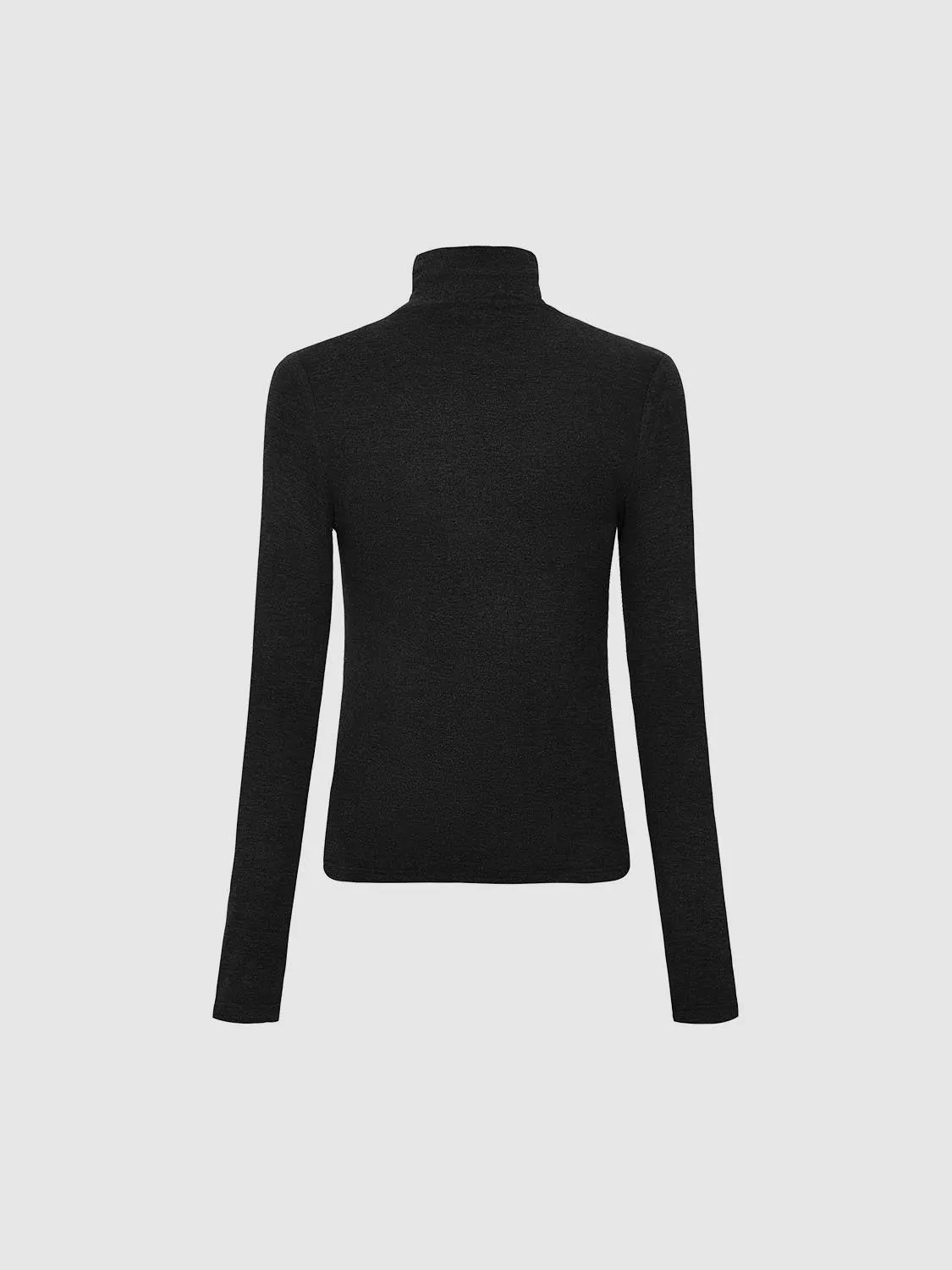 High Neck Long Sleeve T-Shirts sold by Urban Revivo product image thumbnail 2