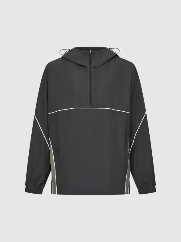 Half Zip Overhead Shirt sold by Urban Revivo