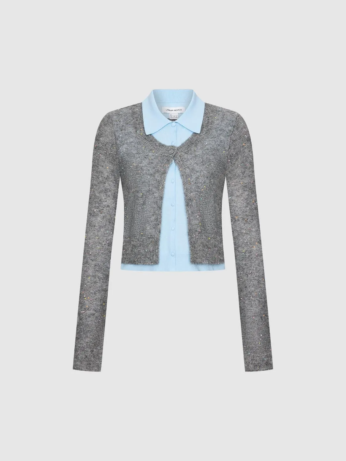 2 In 1 Knitted Cardigans sold by Urban Revivo product image thumbnail 4