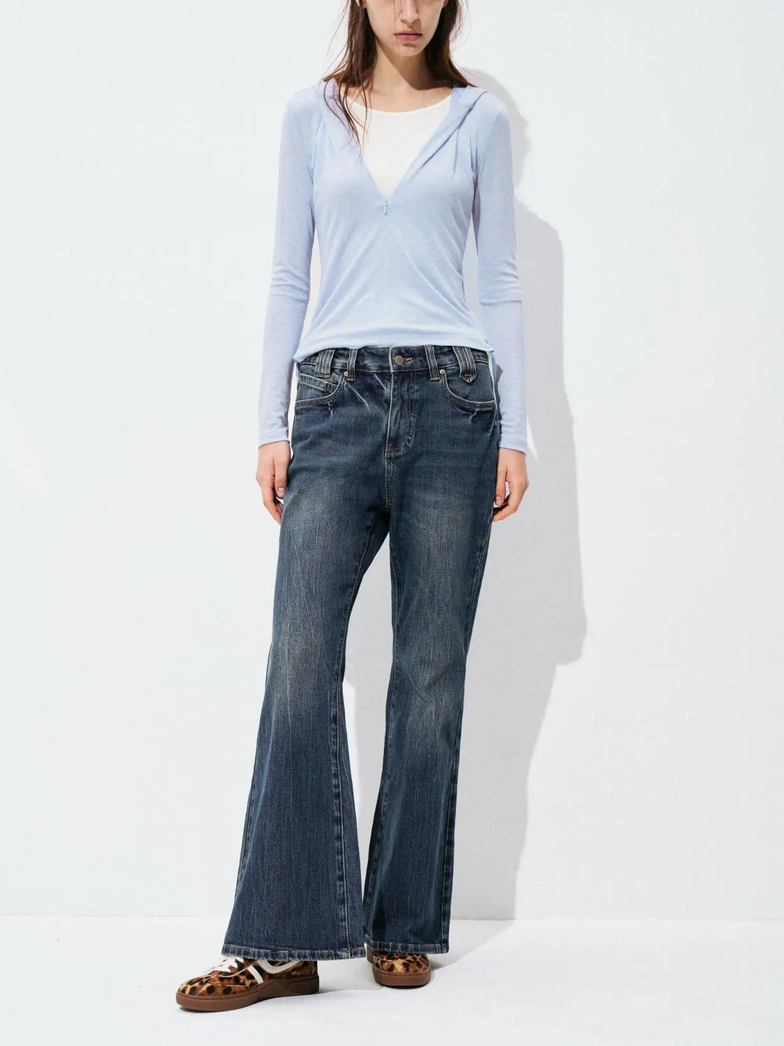Flare Leg Jeans sold by Urban Revivo product image thumbnail 2