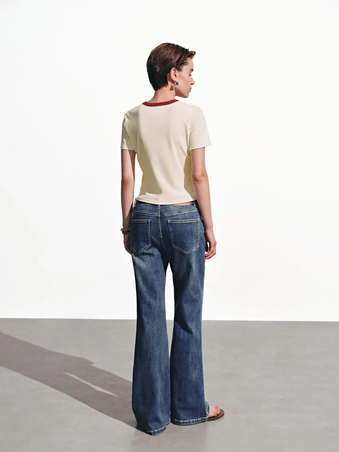 Flare Leg Jeans sold by Urban Revivo product image thumbnail 4