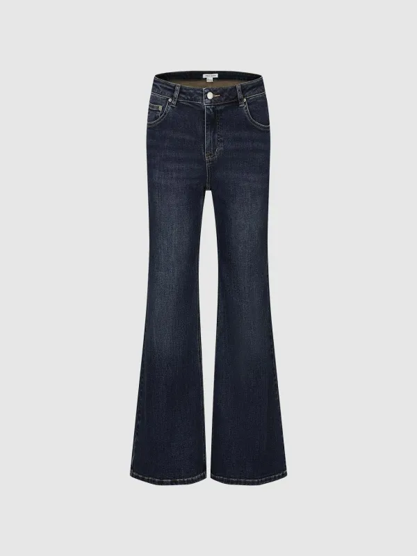 Flare Leg Jeans sold by Urban Revivo