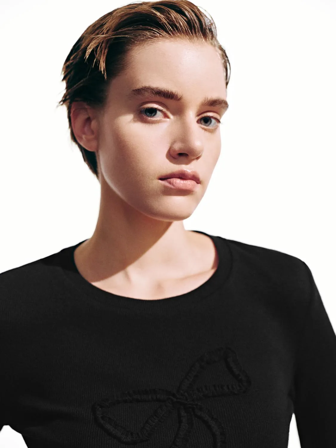 Flare Sleeve Bow Print T-Shirts sold by Urban Revivo product image thumbnail 3