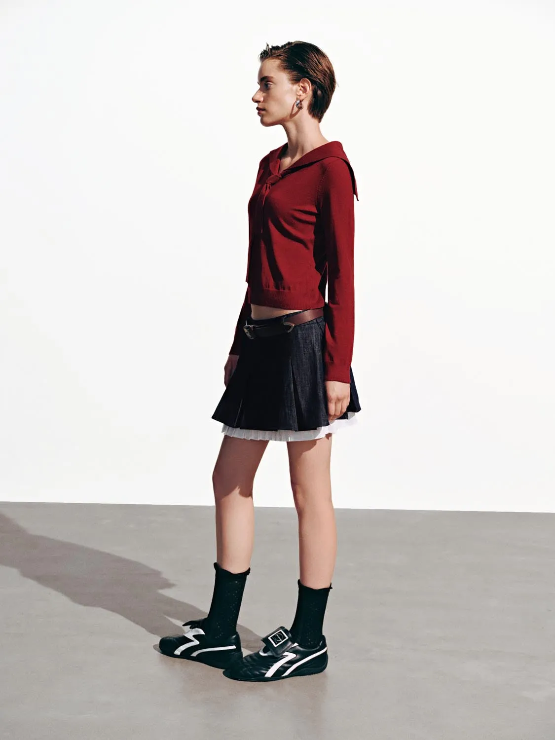 2 In 1 Long Sleeve Knitted T-Shirts sold by Urban Revivo product image thumbnail 5