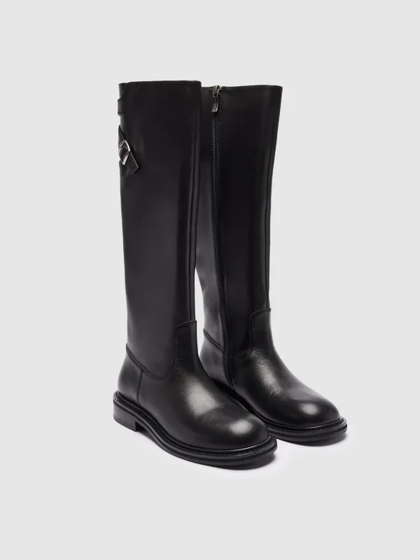 Buckle Detail Chunky Knee Boots sold by Urban Revivo