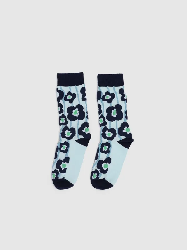 Floral Print Socks sold by Urban Revivo