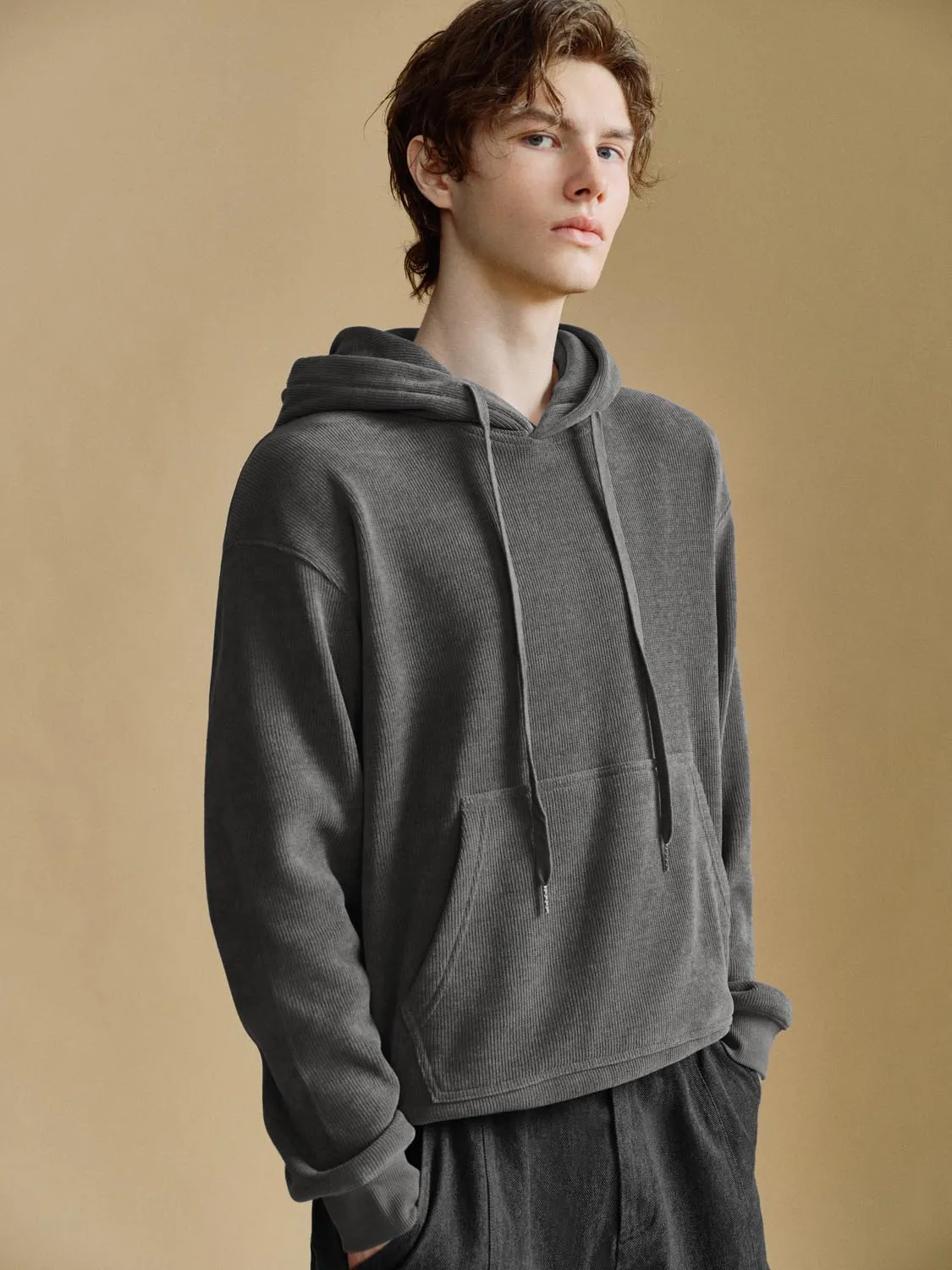 Extra-Thick Hooded Sweatshirts sold by Urban Revivo product image thumbnail 2