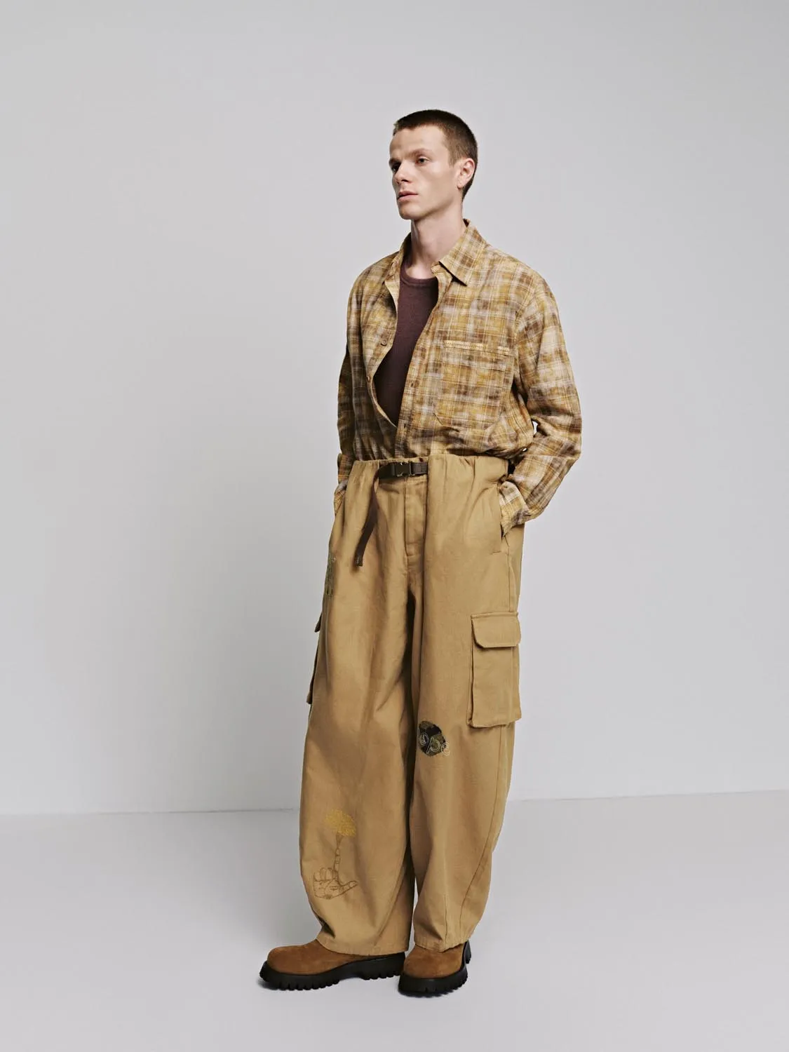 Check Balloon Sleeve Shirts sold by Urban Revivo product image thumbnail 5