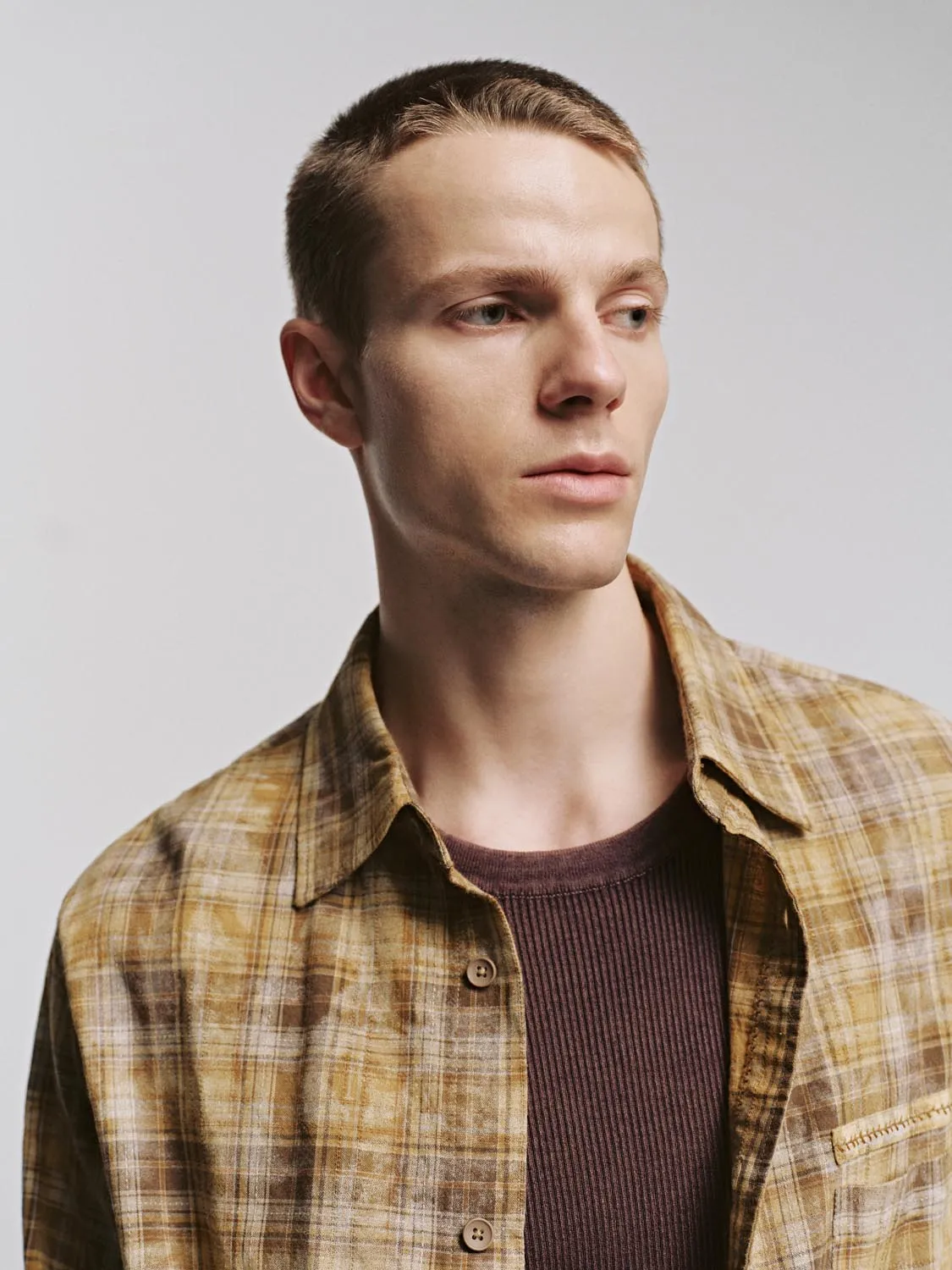 Check Balloon Sleeve Shirts sold by Urban Revivo product image thumbnail 3