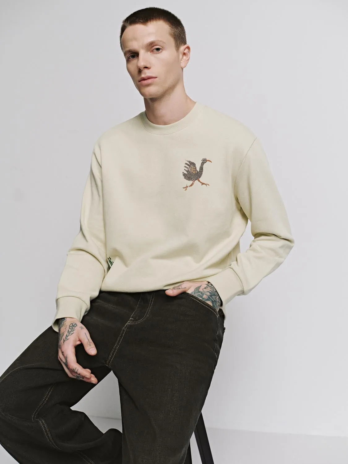 Printed Patch Detail Sweatshirts sold by Urban Revivo product image thumbnail 2