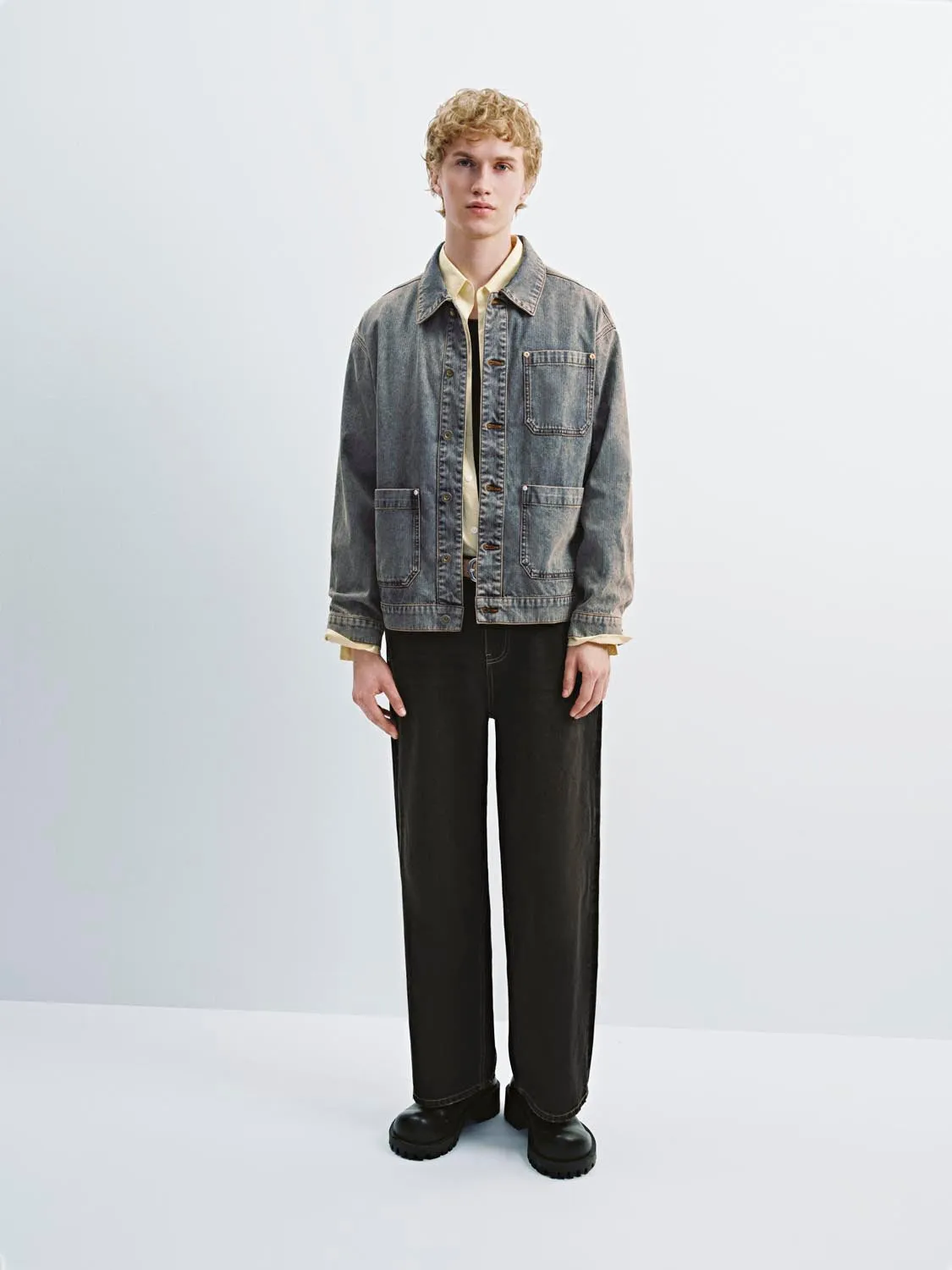 Patch Pockets Oversize Denim Jackets sold by Urban Revivo product image thumbnail 5