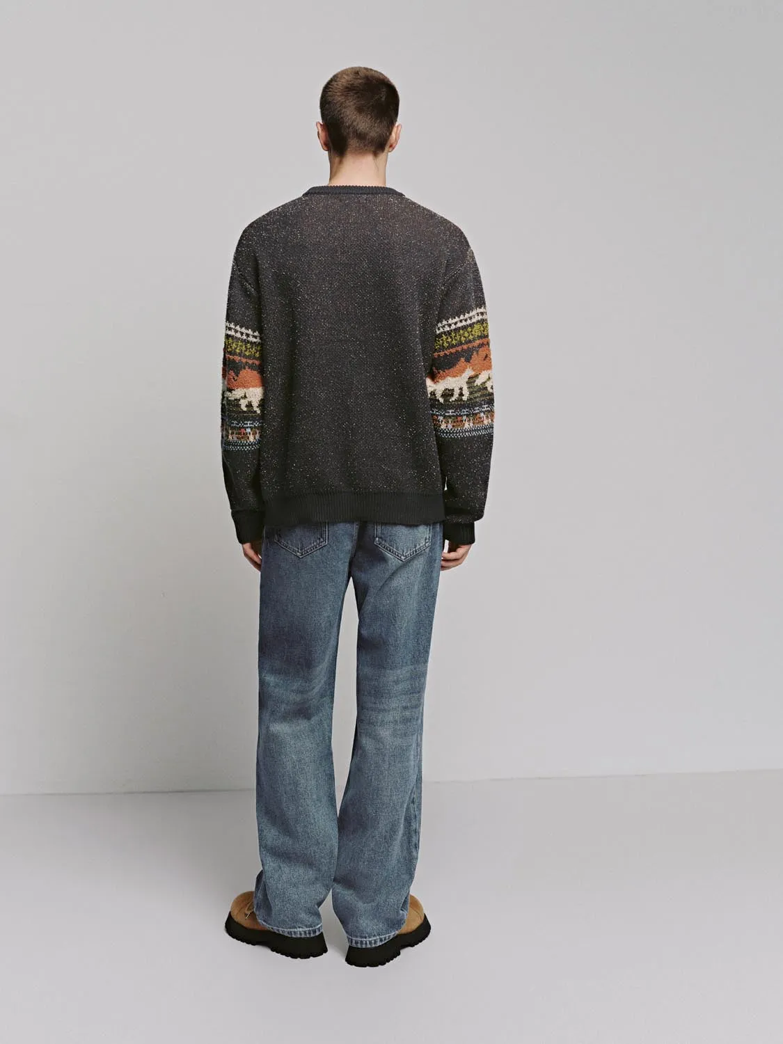 Stitch Detail Straight Leg Jeans sold by Urban Revivo product image thumbnail 4