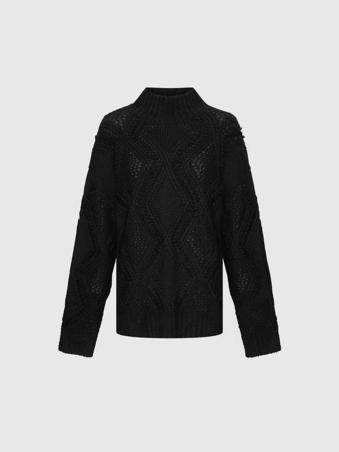 Thick High Neck Knitted T-Shirts sold by Urban Revivo product image thumbnail 4