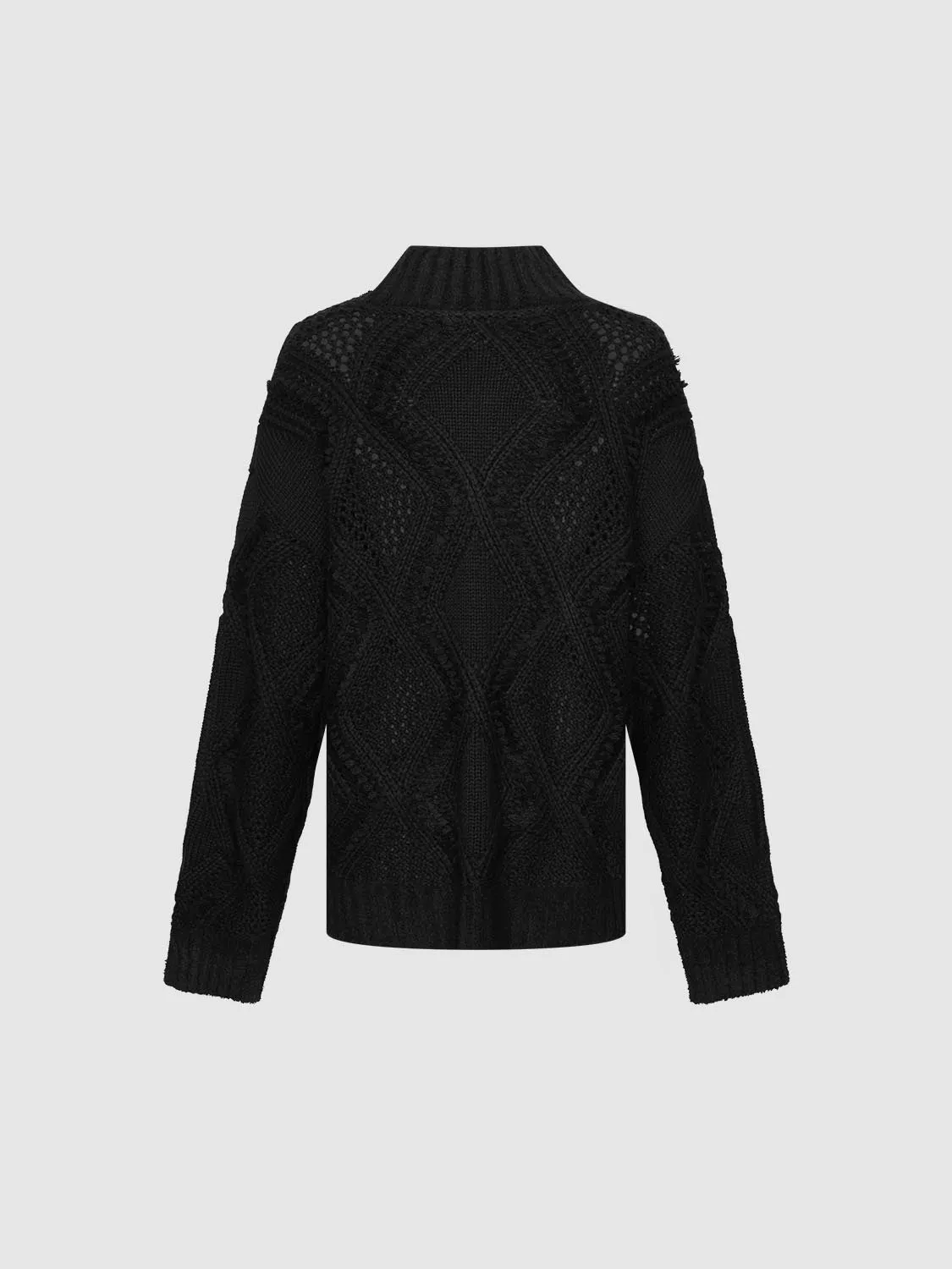 Thick High Neck Knitted T-Shirts sold by Urban Revivo product image thumbnail 2