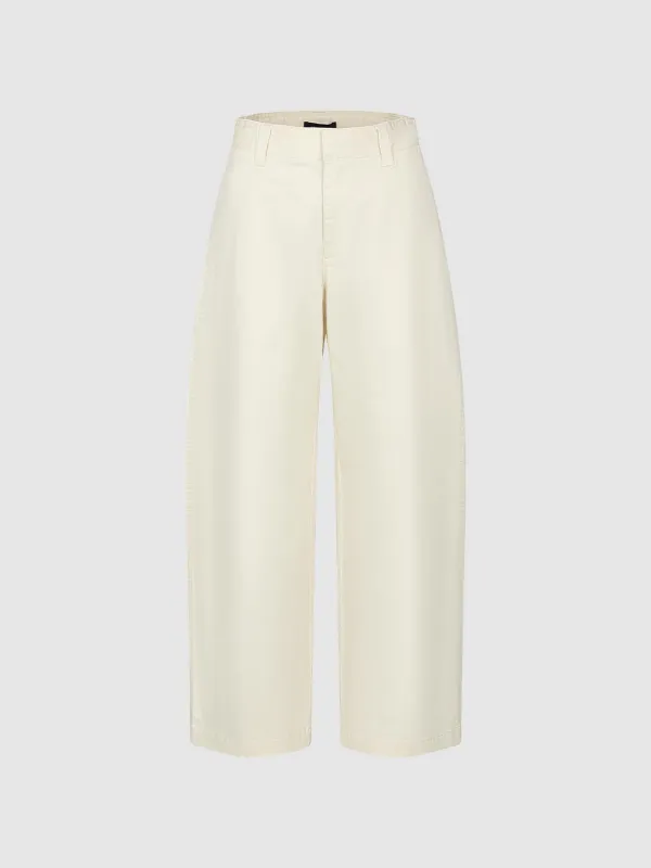 Loose Fit Barrel Leg Pants sold by Urban Revivo