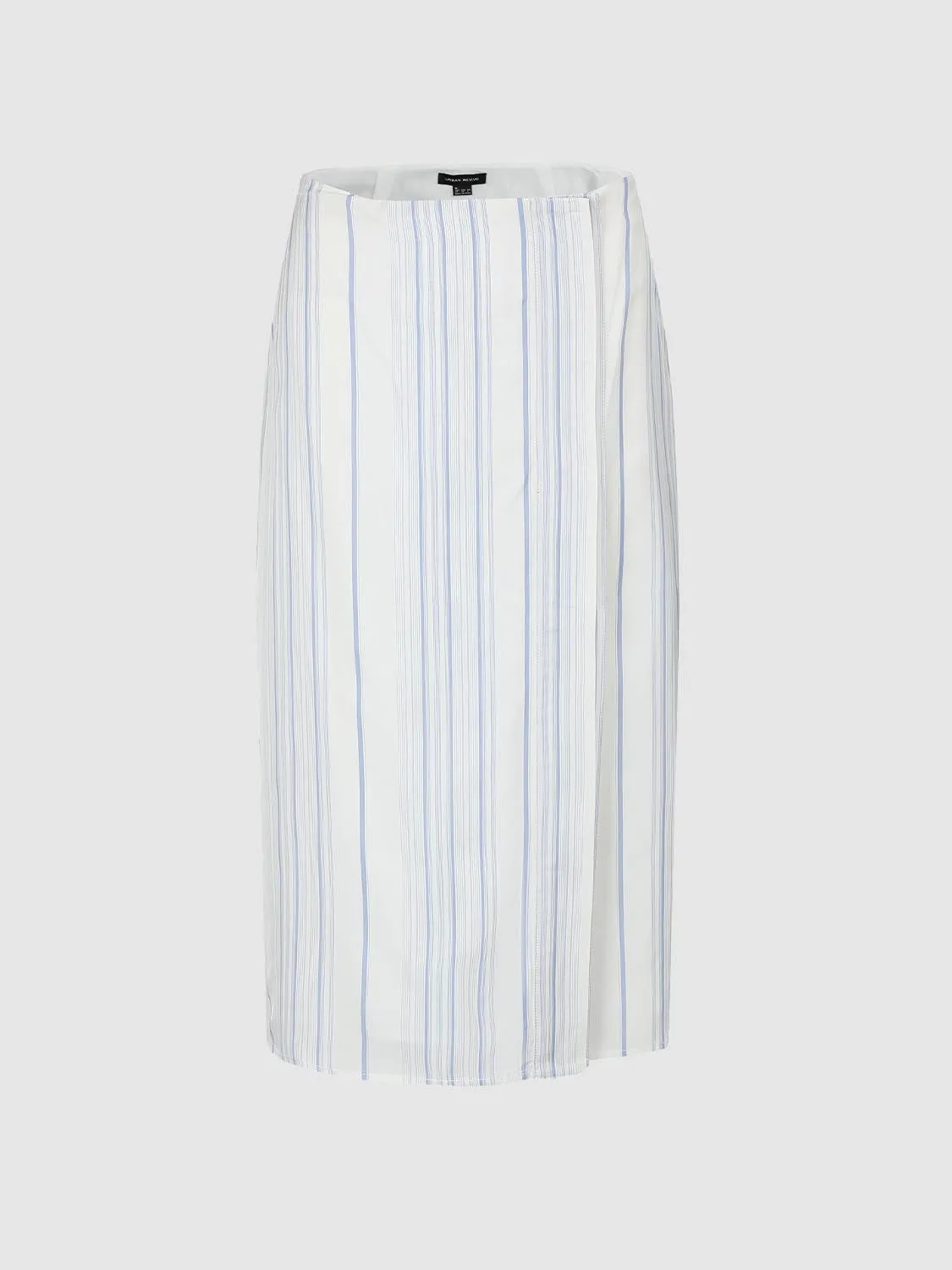 Contrast Striped A-Line Midi Skirts sold by Urban Revivo