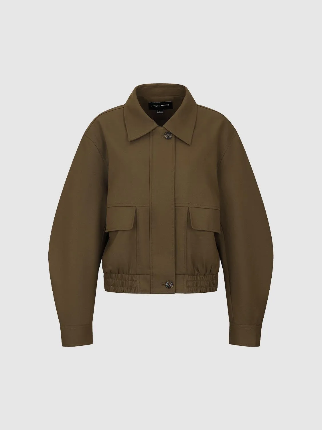 Balloon Sleeve Bomber Jackets sold by Urban Revivo product image thumbnail 4