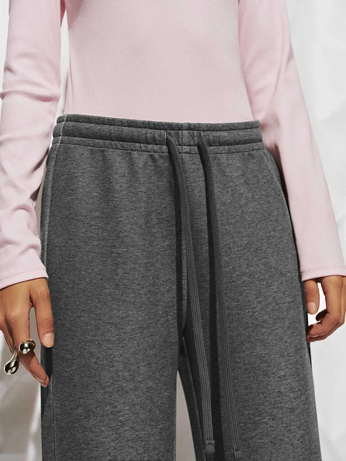 Drawstring Flare Pants sold by Urban Revivo product image thumbnail 5