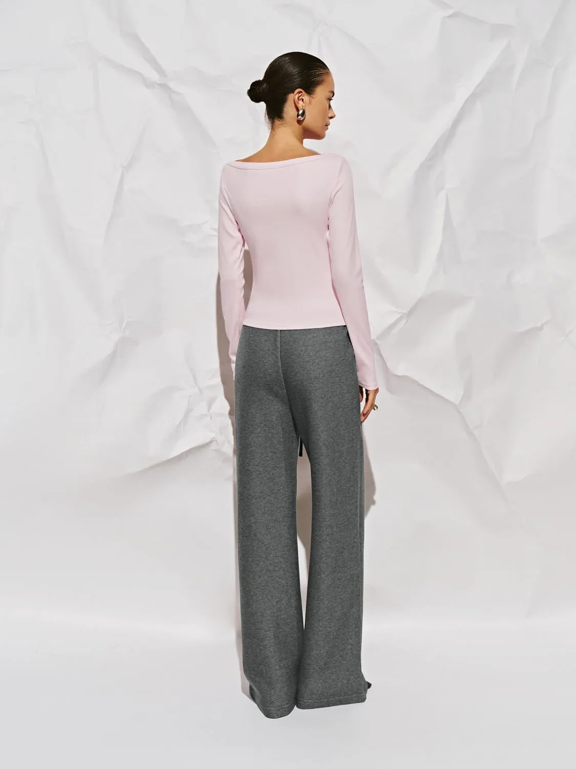 Drawstring Flare Pants sold by Urban Revivo product image thumbnail 4