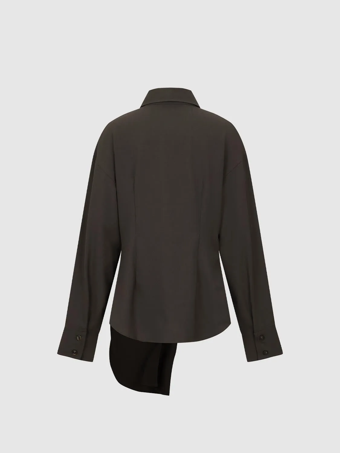 Asymmetric Twist Front Shirts sold by Urban Revivo product image thumbnail 2