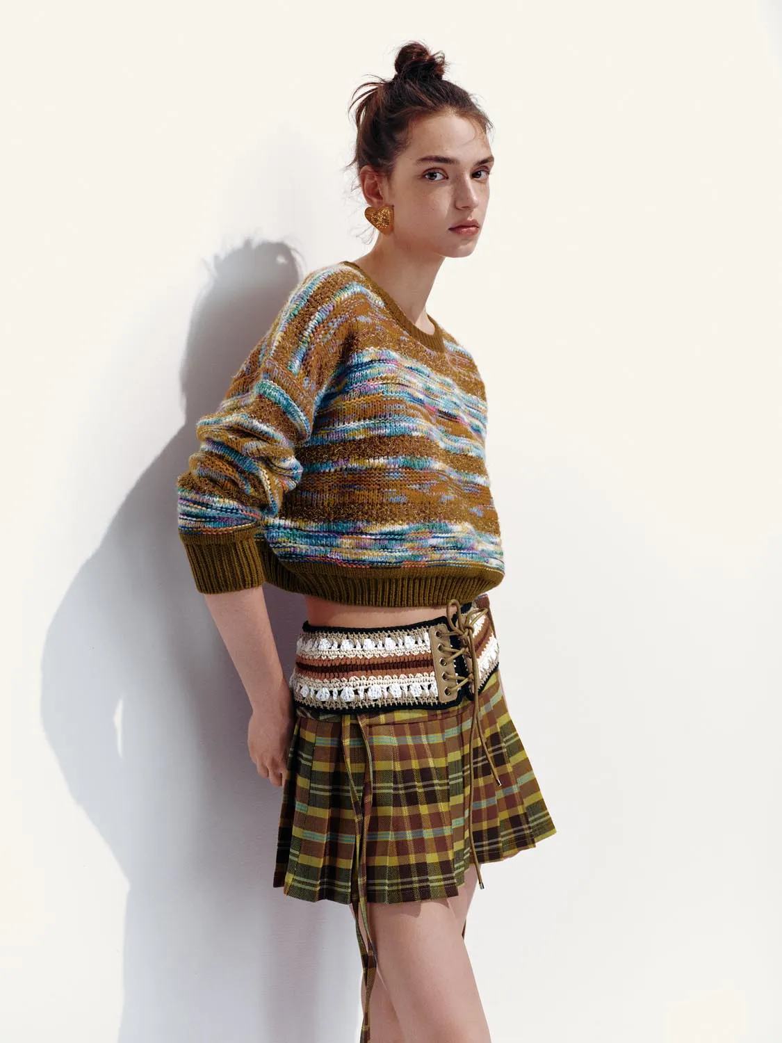 Long Sleeve Mix Knitted T-Shirts sold by Urban Revivo product image thumbnail 2