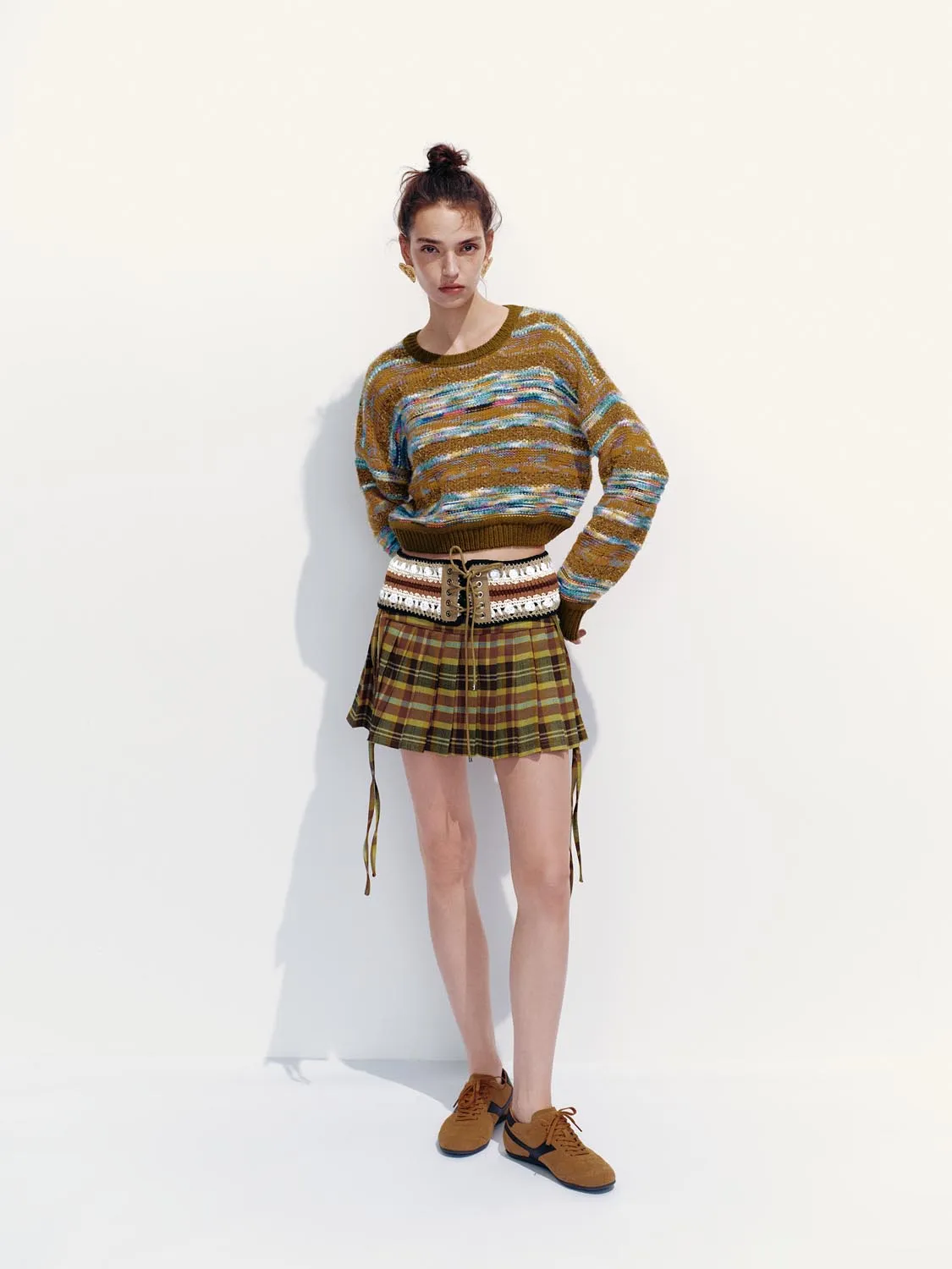 Long Sleeve Mix Knitted T-Shirts sold by Urban Revivo product image thumbnail 5