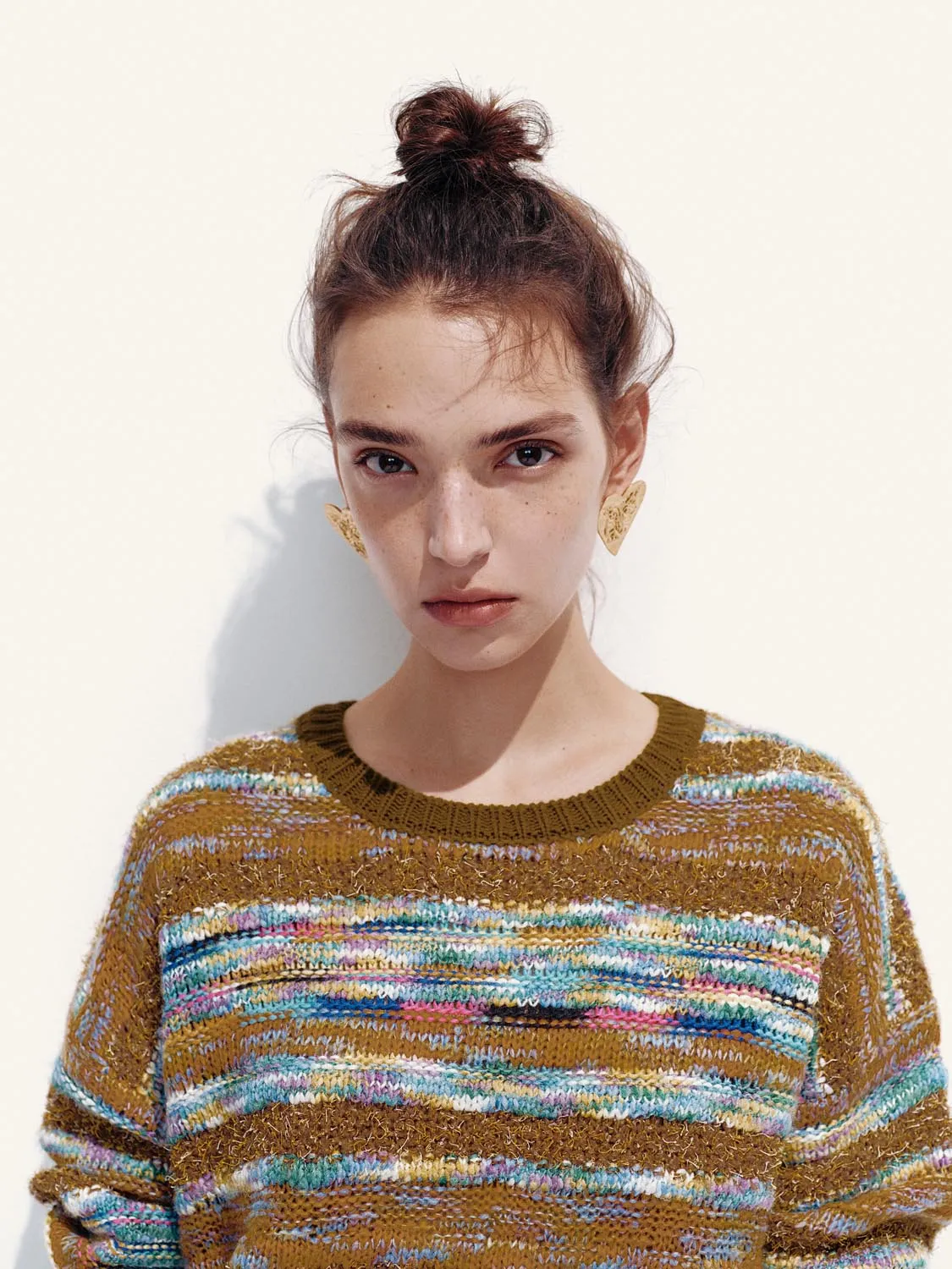 Long Sleeve Mix Knitted T-Shirts sold by Urban Revivo product image thumbnail 3