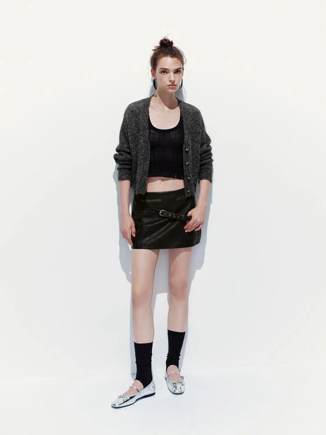 V-Neck Knitted Cardigans sold by Urban Revivo product image thumbnail 5