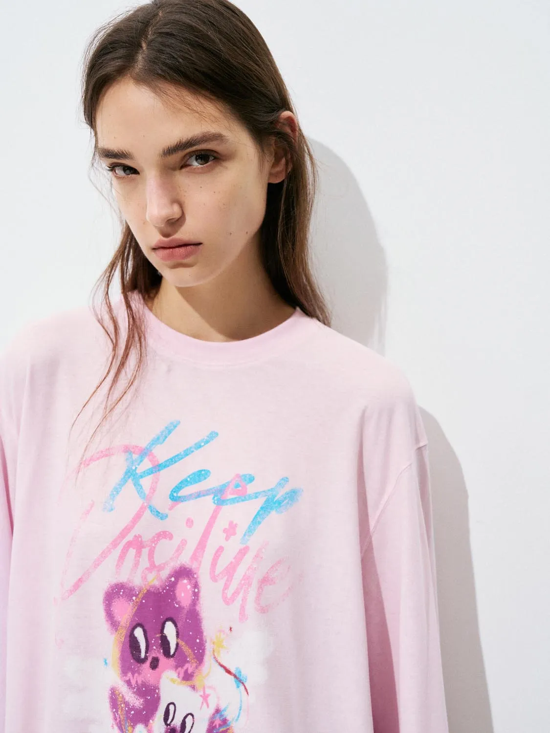 Printed Long Sleeve T-Shirts sold by Urban Revivo product image thumbnail 3