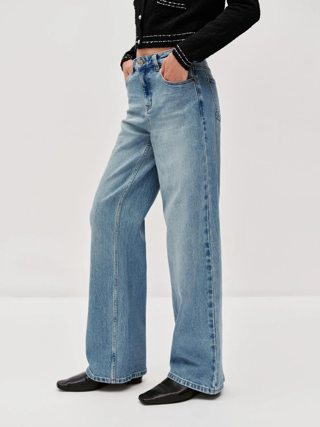 Wide Leg Jeans sold by Urban Revivo product image thumbnail 3