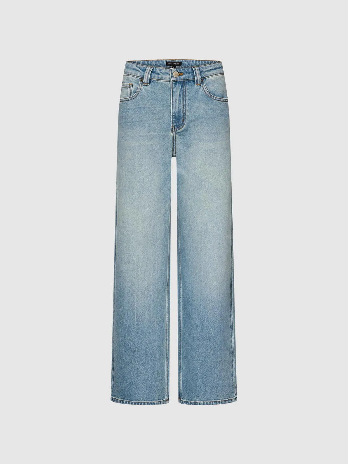 Wide Leg Jeans sold by Urban Revivo