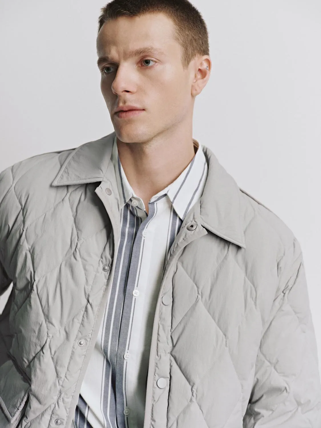 Flap Pocket Puffer Padded Jackets sold by Urban Revivo product image thumbnail 3