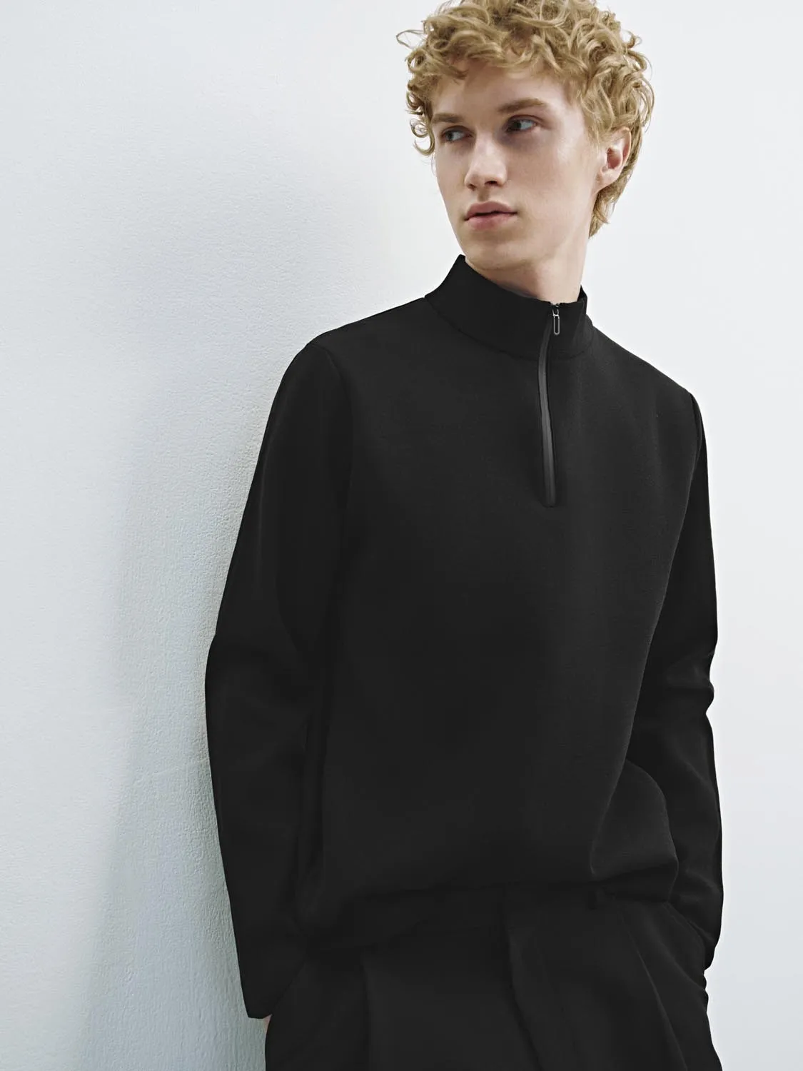 Long Sleeve Polo Knitted T-Shirts sold by Urban Revivo product image thumbnail 2