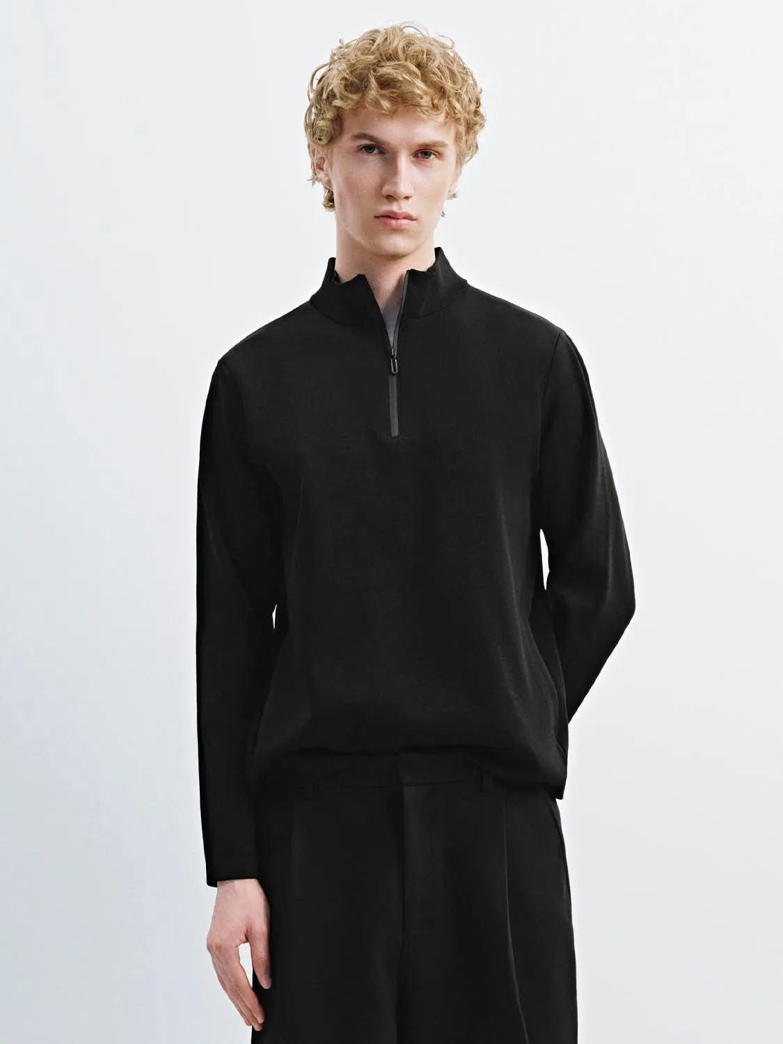 Long Sleeve Polo Knitted T-Shirts sold by Urban Revivo