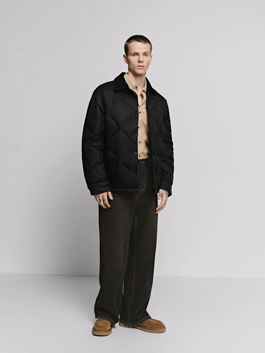 Collared Puffer Padded Jackets sold by Urban Revivo product image thumbnail 5