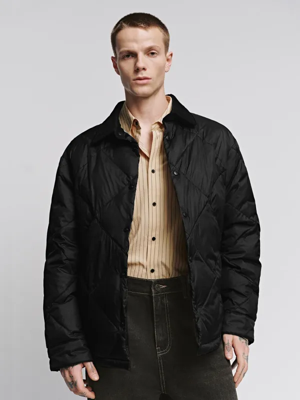 Collared Puffer Padded Jackets sold by Urban Revivo