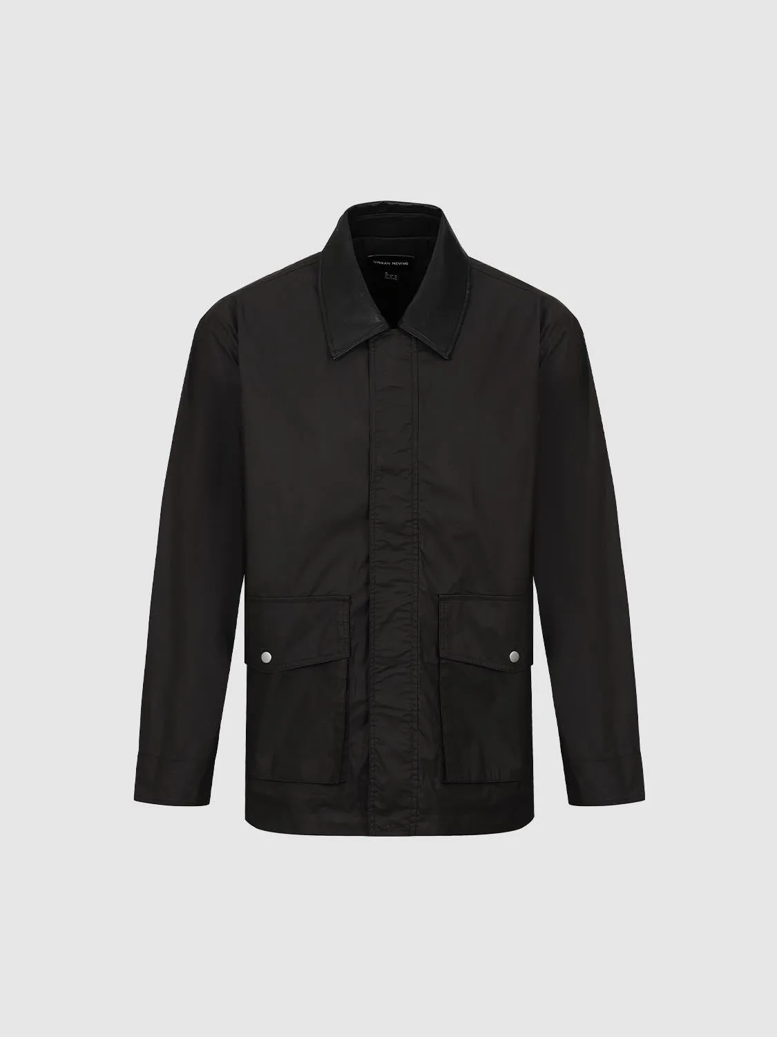 Faux Leather Concealed Zip Bomber Jackets sold by Urban Revivo