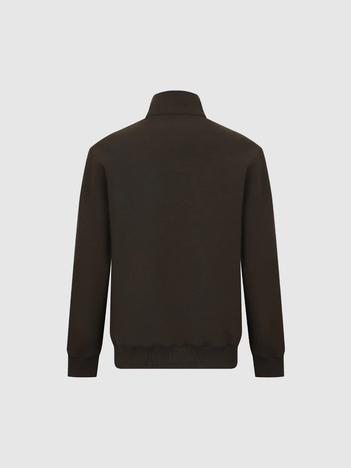 Stand Collar Half Zip Sweatshirts sold by Urban Revivo product image thumbnail 2