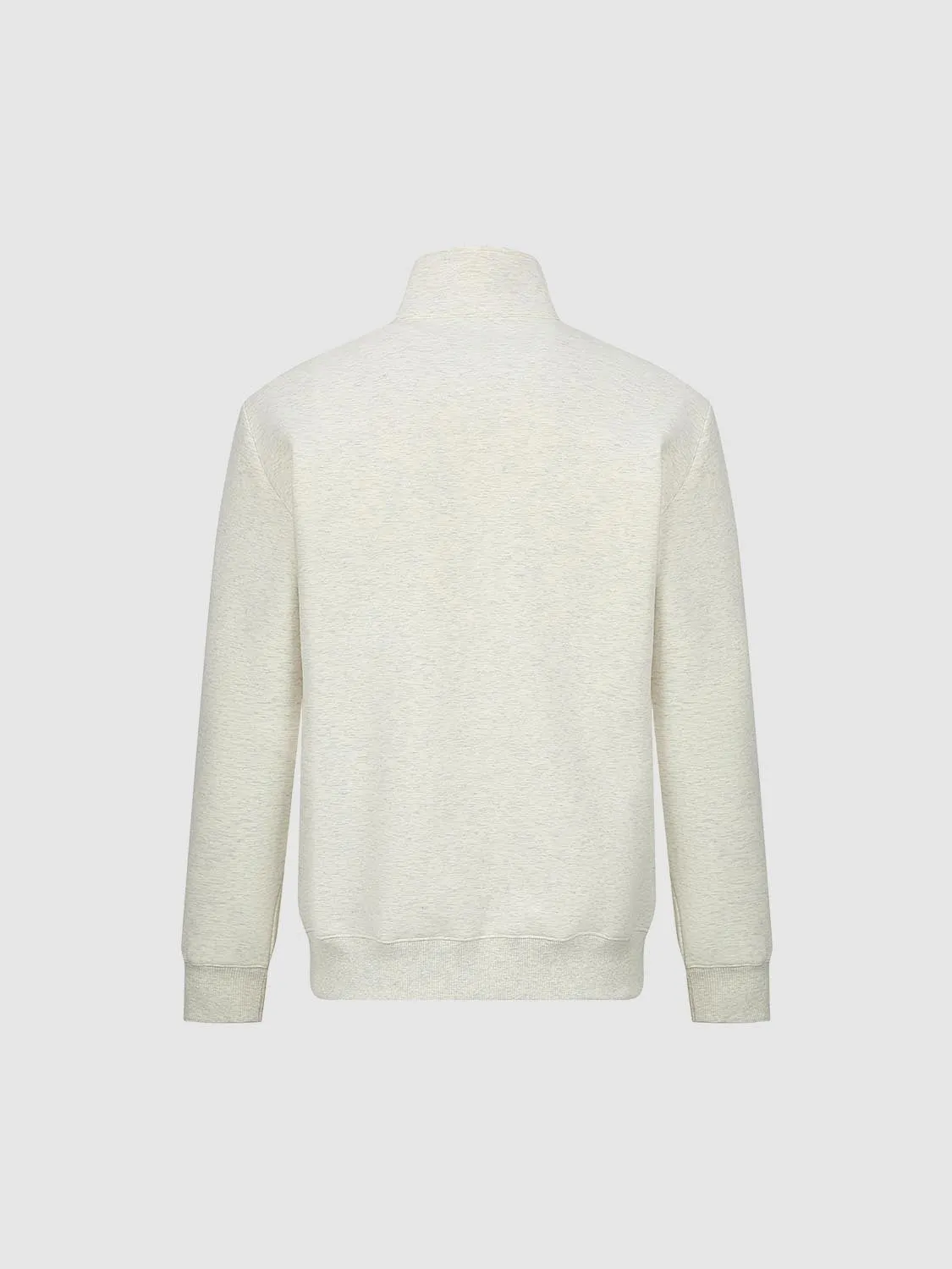 Stand Collar Half Zip Sweatshirts sold by Urban Revivo product image thumbnail 5