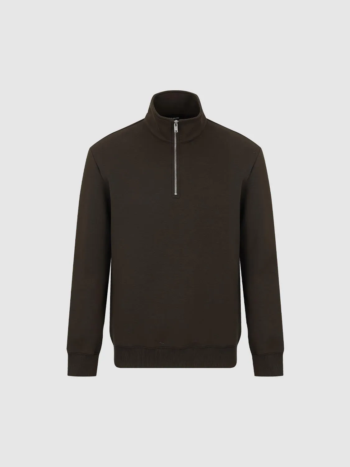 Stand Collar Half Zip Sweatshirts sold by Urban Revivo
